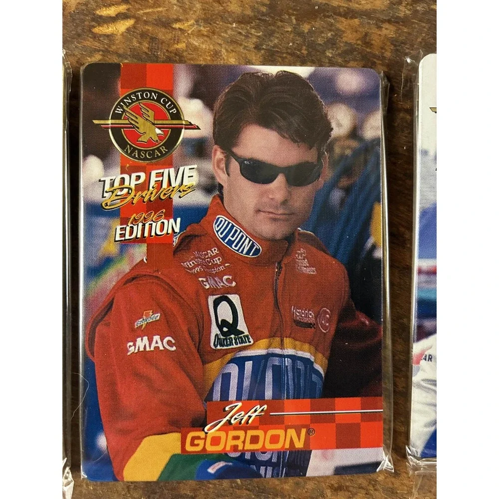 1996 NASCAR Winston‎ Cup 5 Drivers Metal Cards Tin